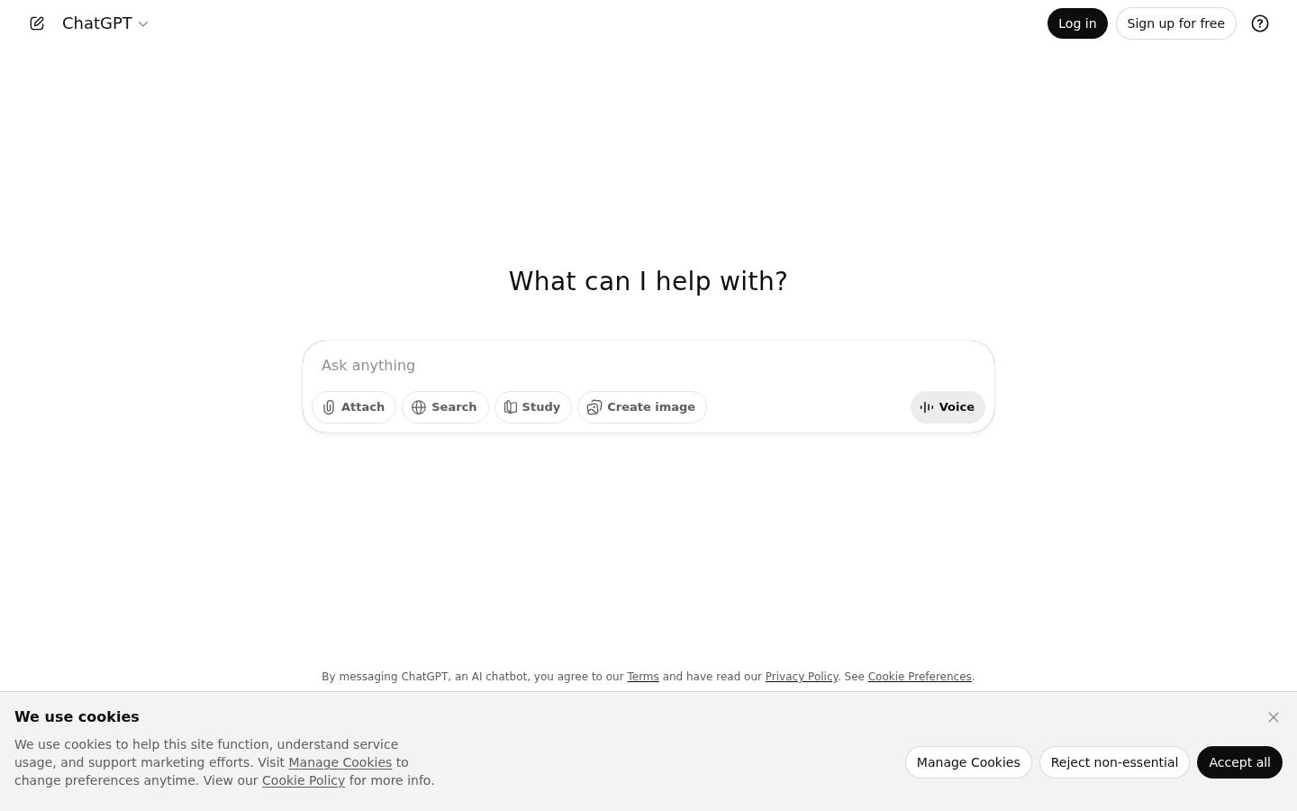 Screenshot of ChatGPT - https://chat.openai.com